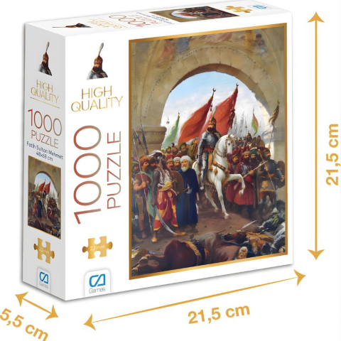 Ca Games Fatih Sultan Mehmet - 1000 Parçalı Puzzle - 48 x 68 cm