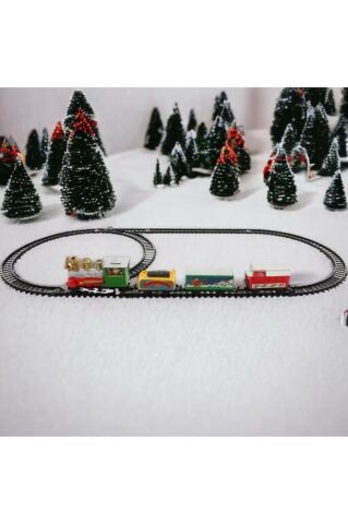 3 Vagonlu Raylı Tren Seti Pilli 180 Cm