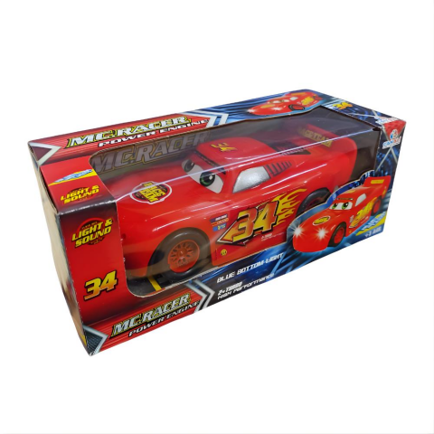 Mc Racer Pilli Kırmızı Araba