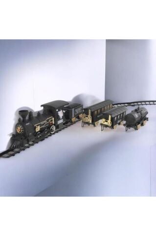 Işıklı Müzikli Buharlı Tren Set 17 Parça 415 cm