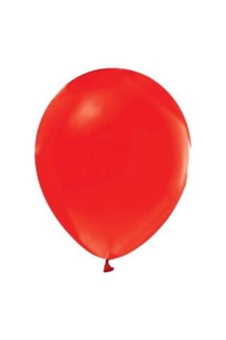 Balon 12'' Baskısız Metalik Kırmızı 100 Adet
