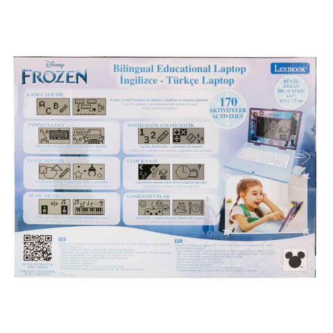 Frozen İngilizce Türkçe Laptop