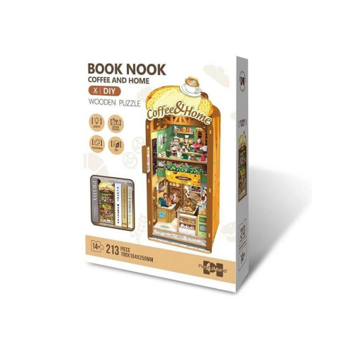 3D Wooden Puzzle Book Stand Series Coffee And Home 68061