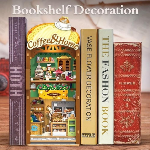 3D Wooden Puzzle Book Stand Series Coffee And Home 68061