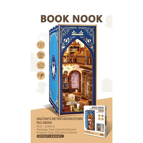 3D Wooden Puzzle Book Stand Series 68060