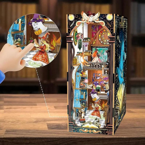 3D Wooden Puzzle Book Stand Series Mystical Magical 68051
