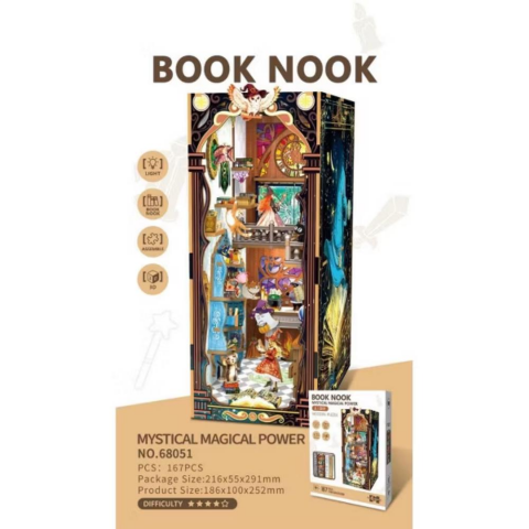 3D Wooden Puzzle Book Stand Series Mystical Magical 68051