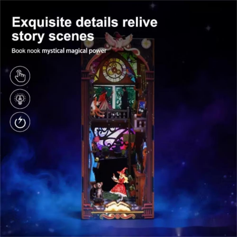 3D Wooden Puzzle Book Stand Series Mystical Magical 68051