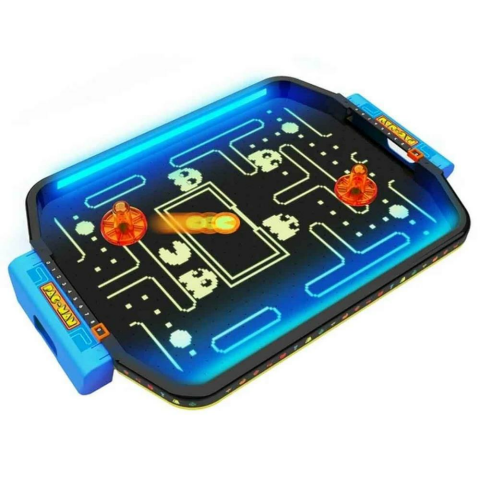 Işıklı Pac-Man Arcade Masaüstü Hava Hokeyi