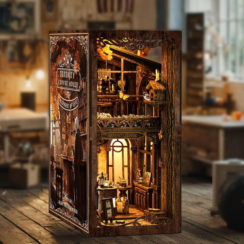 3D Wooden Puzzle Book Stand Series Coffee And Home 68050