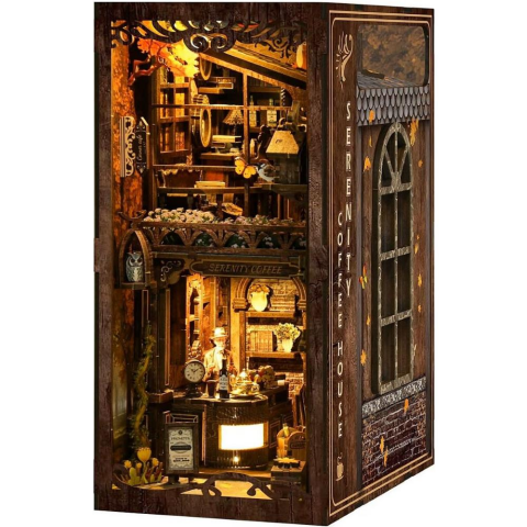 3D Wooden Puzzle Book Stand Series Coffee And Home 68050