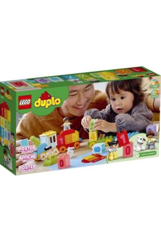 LEGO ® DUPLO® İlk Sayı Treni - Saymayı Öğren 10954 -Küçük Çocuklar İçin Oyuncak Yapım Seti (23 Parça)