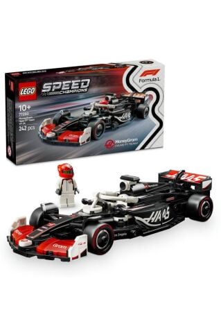 LEGO ® Speed Champions MoneyGram Haas F1® Team VF-24 Yarış Arabası 77250 10+ Oyuncak Yapım Seti (242 P)