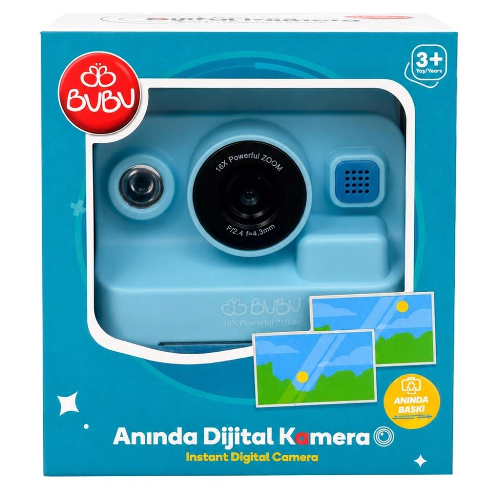 BU-BU Fotoğraf Makinesi Pembe - Mavi FOT002