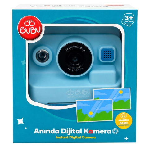BU-BU Fotoğraf Makinesi Pembe - Mavi FOT002