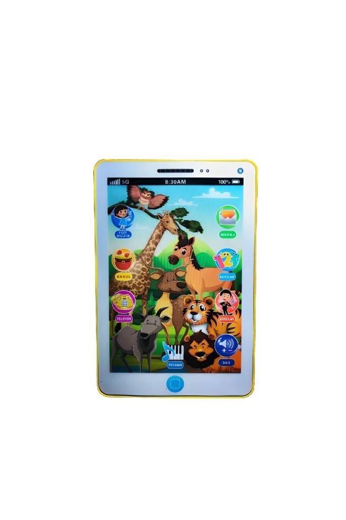 Oyuncak Dokunmatik Tablet Sesli Fonksiyonlu Eğitici Oyun Butonları 3d