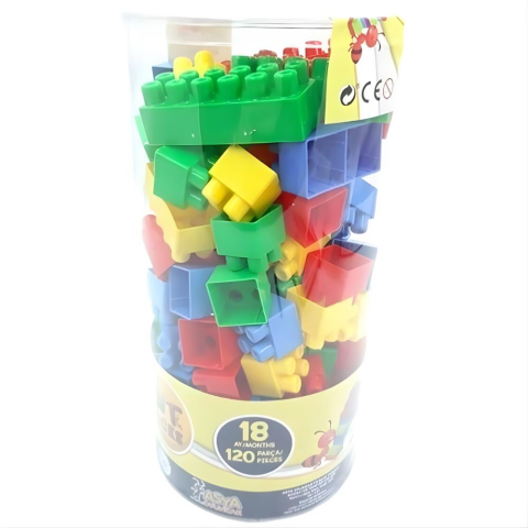 Çantalı Blocks Pastel 120 Parça ANT122