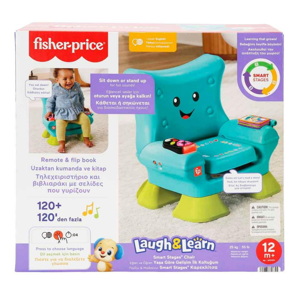 FP Sesli ve Işıklı Fisher Price Eğlen ve Öğren Yaşa Göre Gelişim İlk Koltuğum JGK94