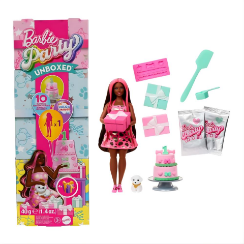 Barbie Parti Paketi Minik Dostumun Doğum Günü Serisi JFG68