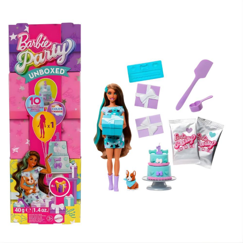 Barbie Parti Paketi Minik Dostumun Doğum Günü Serisi JFG68