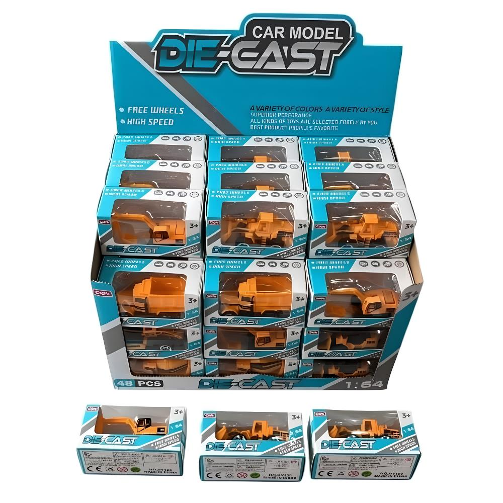 1:64 Ölçek İş Makinalar 48'li Stand HY123