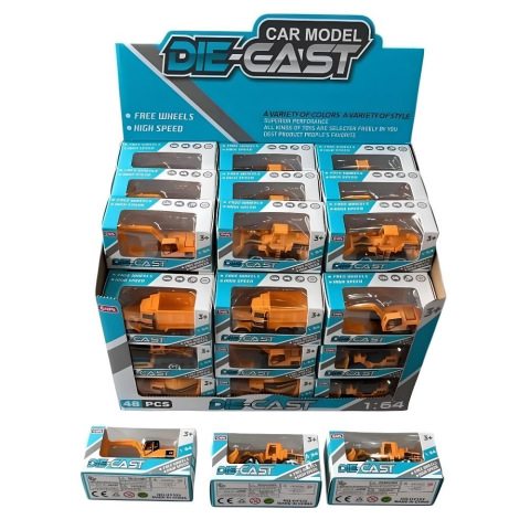 1:64 Ölçek İş Makinalar 48'li Stand HY123