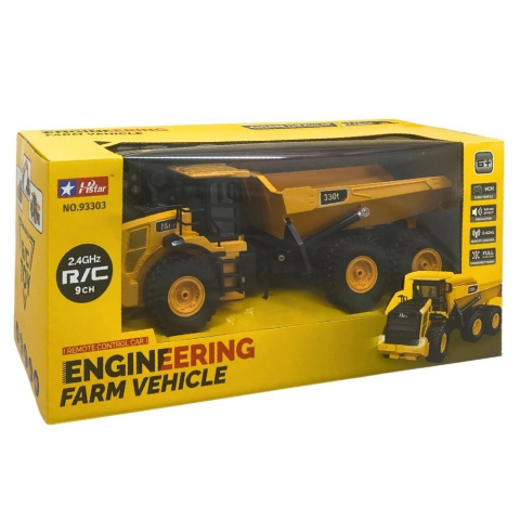 1:10 Şarjlı Uzaktan Kumandalı Damperli İş Makinesi 93303