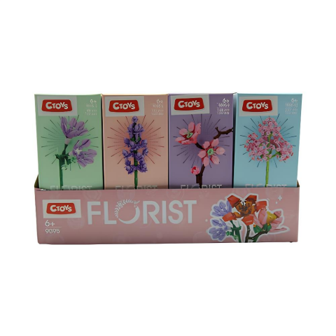 Blok Çiçekler Stand 12'li 9095