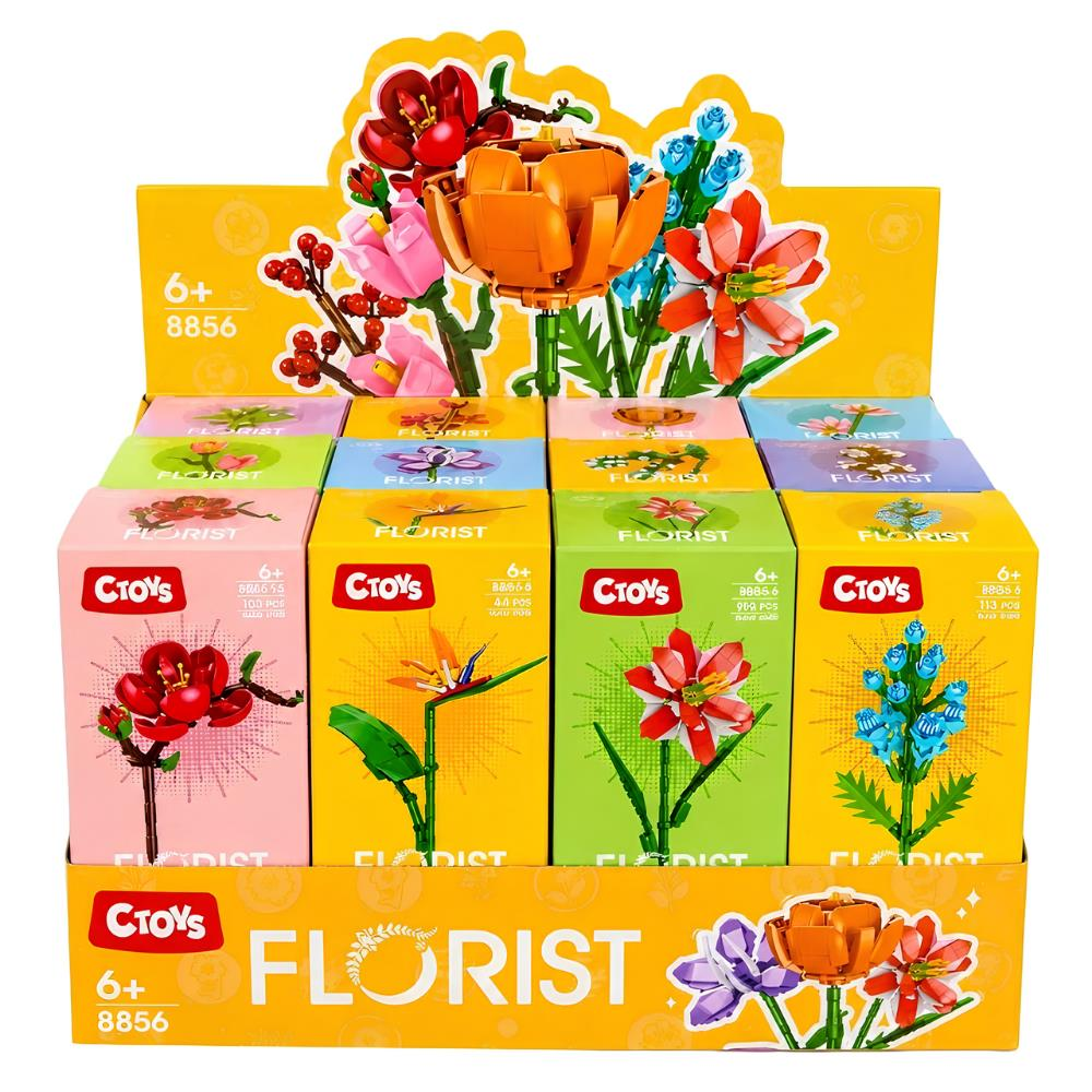 Çiçek Bloklar Stand 12'li 8856