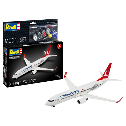 Revell 63772 Boeing 737-800 Turkish Airlines - Model Set Uçak