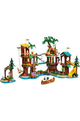 LEGO Friends Macera Kampı Ağaç Ev 42631 - 8 Yaş ve Üzeri Çocuklar için Leo, Aliya, Jamila ve