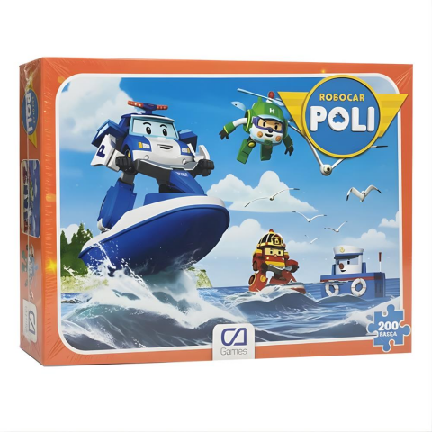 Robocar Poli Puzzle 200 Parça