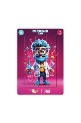 Bilim Adamı Can - Frame Puzzle