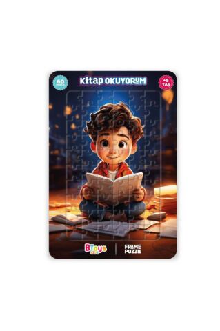 Kitap Okuyorum - Frame Puzzle