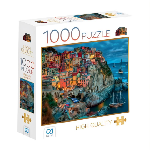 Manarolada Akşam Puzzle 1000 Parça