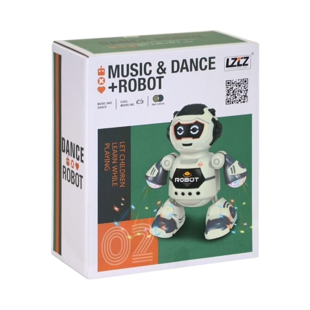 Pilli Işıklı Sesli Robot