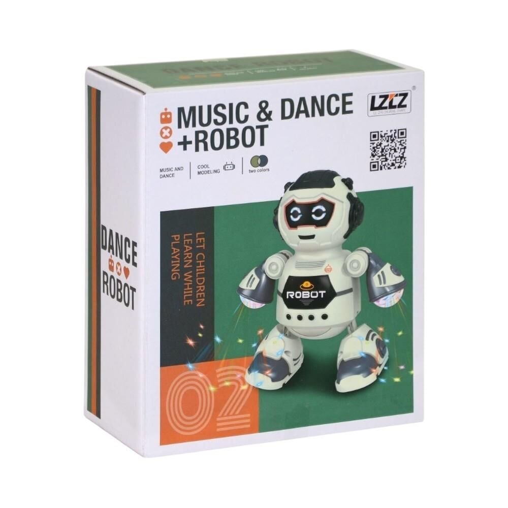 Pilli Işıklı Sesli Robot