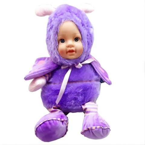 Peluş 35 Cm Bebek Yüzlü Kelebek