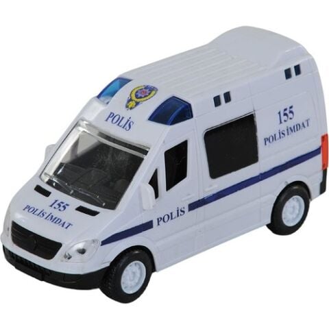 Işıklı Sesli Pilli Polis İmdat Ekip Arabası