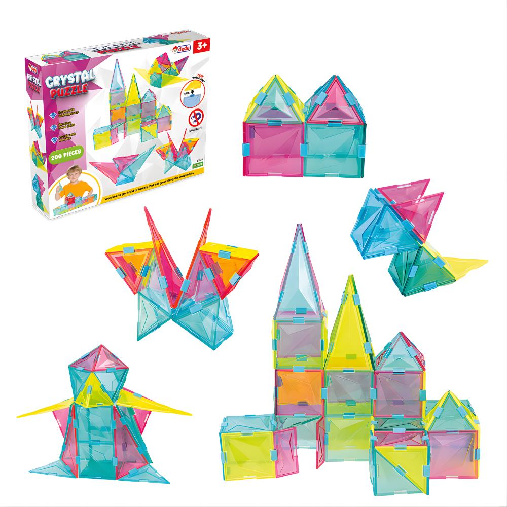 Kristal Puzzle 200 Parça Kız Erkek Yeni Yapı Tasarım Oyun Oyuncak