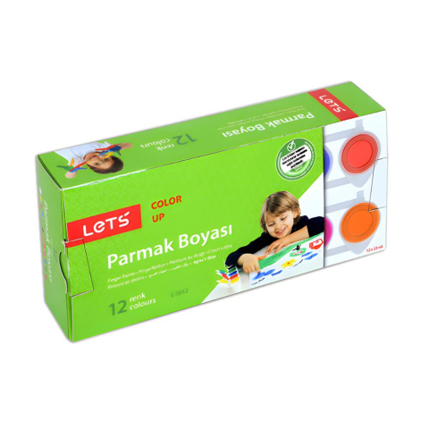 Lets 25 Ml Parmak Boyası 25 ML 10 Renk