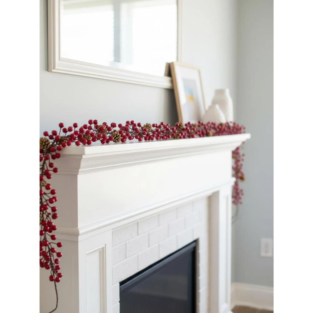 Kozalakli Berryli Garland 150cm