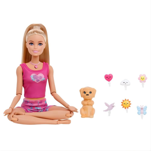 Barbie Sesli ve Işıklı Duyarlı Hareketler Bebeği JJN55