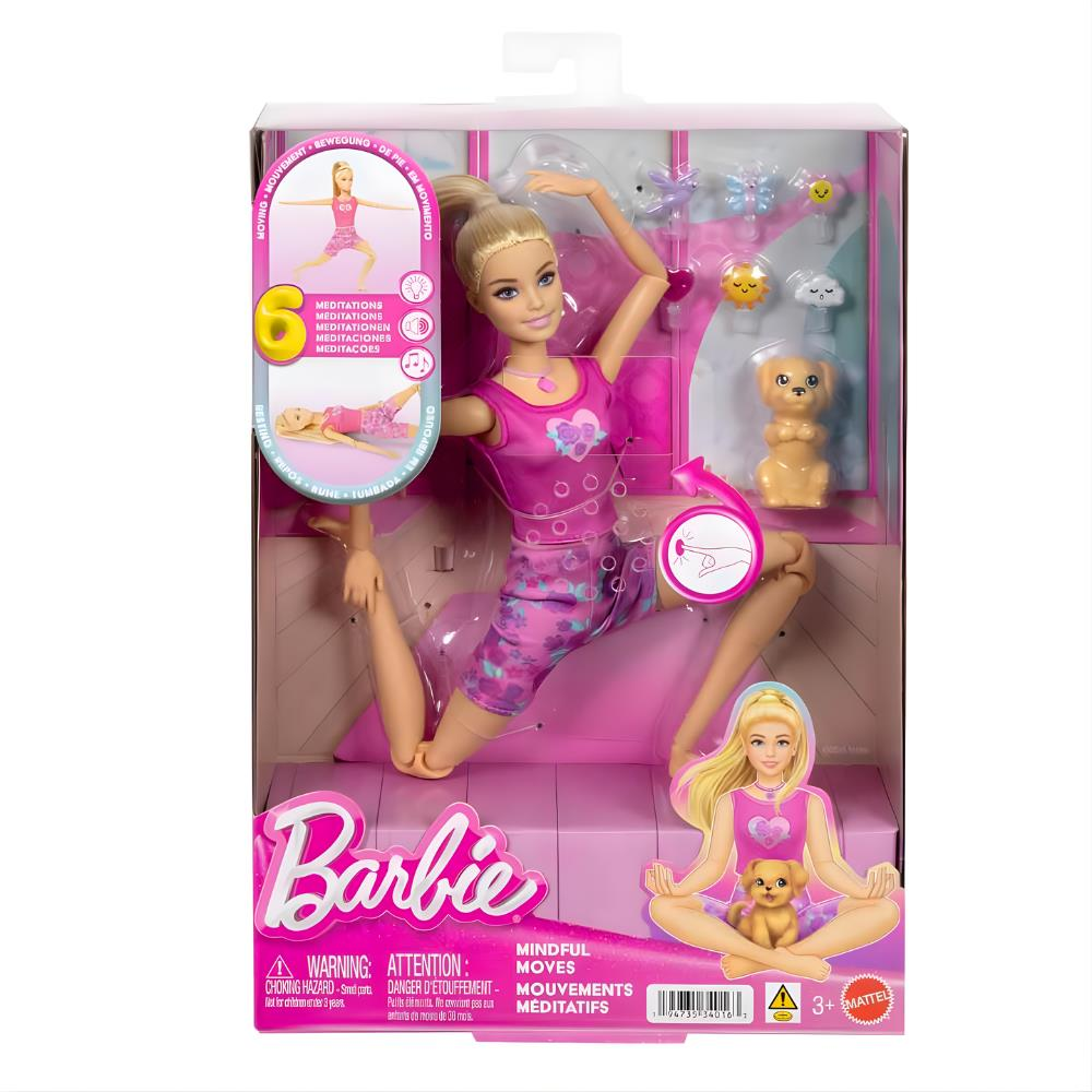 Barbie Sesli ve Işıklı Duyarlı Hareketler Bebeği JJN55
