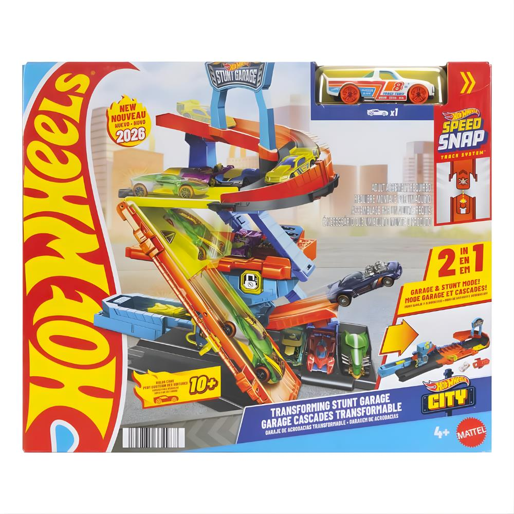 2in1 Hot Wheels Dönüşebilen Garaj Oyun Seti JHL94