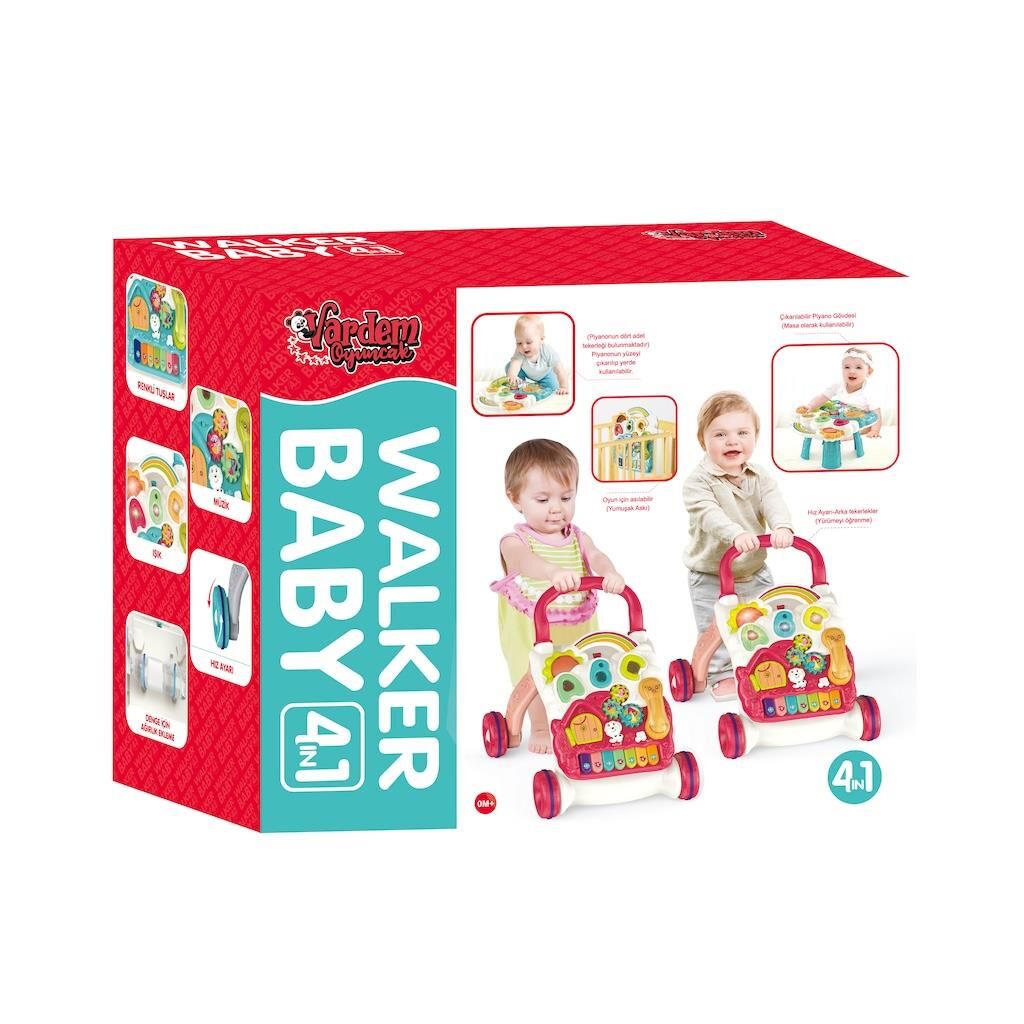 Piyanolu 4 In 1 Bebek Yürüteci