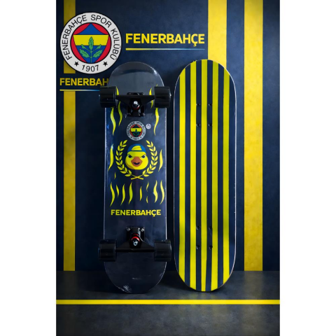 Lisanslı Fenerbahçe Kaykay Işıklı Silikon Teker Çocuk-Yetişkin