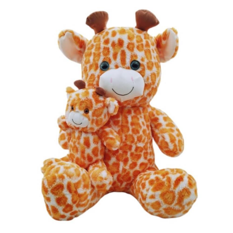 Pufu Toys 60 Cm Yavrulu Peluş Serisi(6) 04061