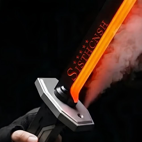 Gokidy Şarj Edilebilir RGB Led Işıklı Spray Buhar Efektli Kıvılcımlı Oyuncak Işın Kılıcı