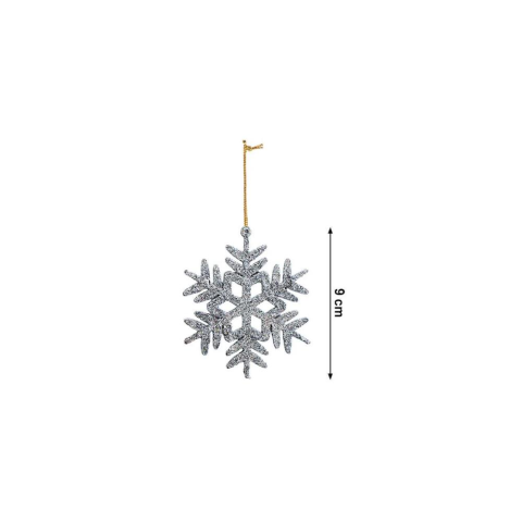 Simli Kartanesi Altın-Gümüş-Kırmızı 7cm 3'lü